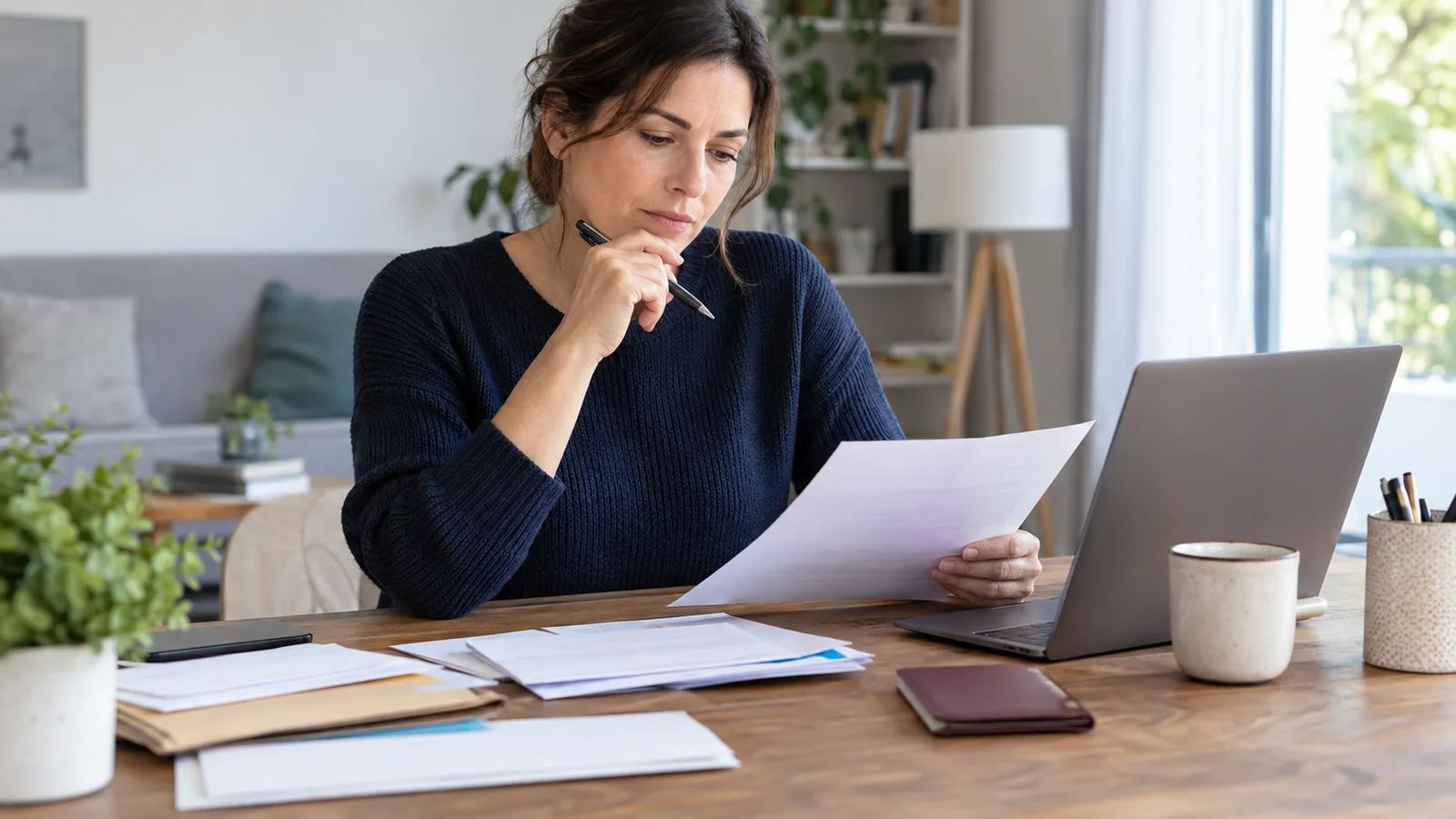 Personne préparant une demande de consultation de son relevé FICP